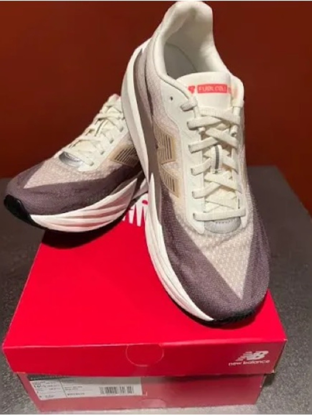 New balance rebel v5 in Angora Cream.  Like new. Women’s 8.5
